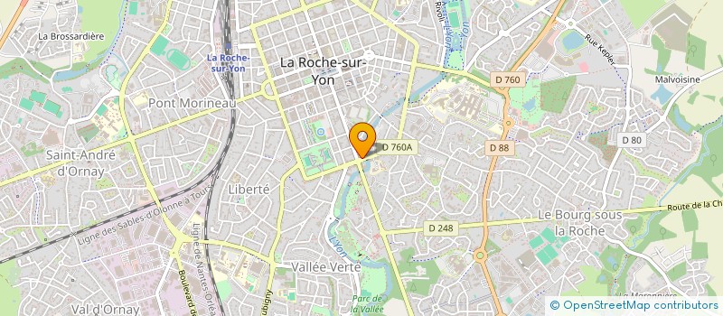 localisation de l'entreprise MONSIEUR LAURENT POHU à LA ROCHE-SUR-YON