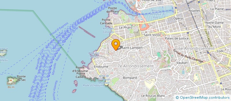 localisation de l'entreprise MONSIEUR LAURENT POINAS à MARSEILLE