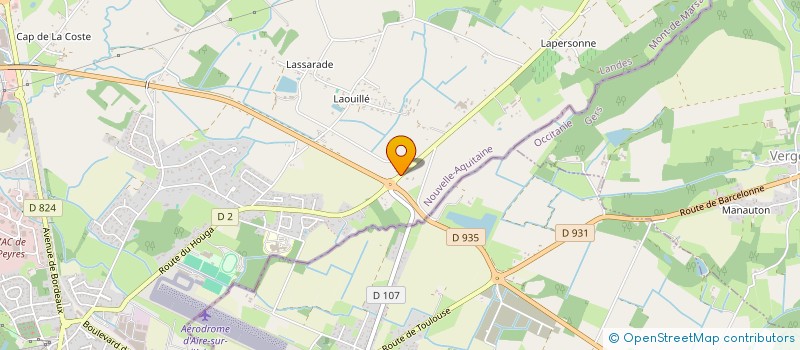localisation de l'entreprise MONSIEUR LAURENT POIRIER à AIRE-SUR-L'ADOUR