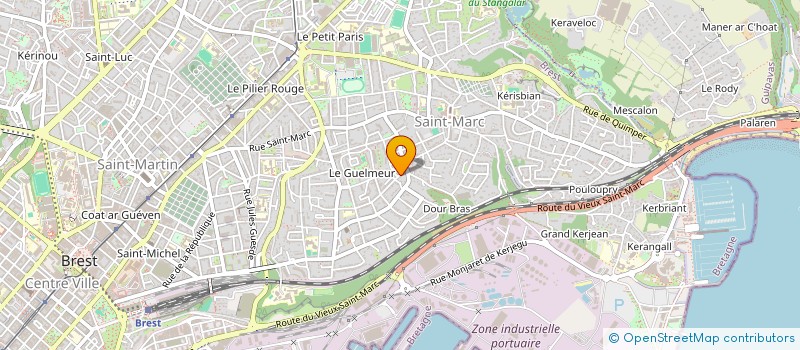 localisation de l'entreprise MONSIEUR LAURENT POIRRIER à BREST