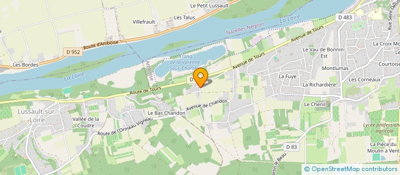 localisation de l'entreprise MONSIEUR LAURENT POLISSET  AMBOISE