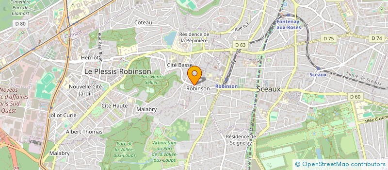 localisation de l'entreprise MONSIEUR LAURENT POMEAU à CHATENAY-MALABRY