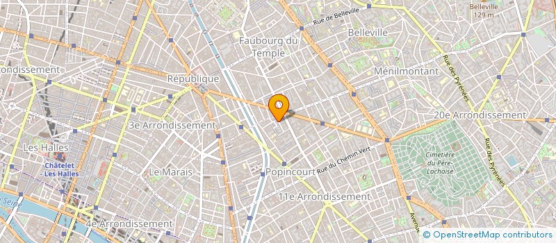 localisation de l'entreprise MONSIEUR LAURENT PONCE à PARIS
