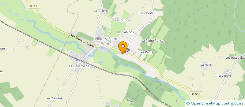 localisation de l'entreprise MONSIEUR LAURENT PONCELET  VILLIERS-SAINT-BENOIT