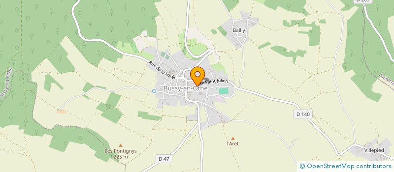 localisation de l'entreprise MONSIEUR LAURENT PONCET  BUSSY-EN-OTHE