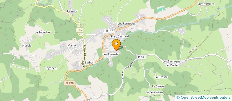 localisation de l'entreprise MONSIEUR LAURENT PONCET  LURIECQ