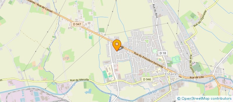 localisation de l'entreprise MONSIEUR LAURENT PONCHEL  ESTAIRES