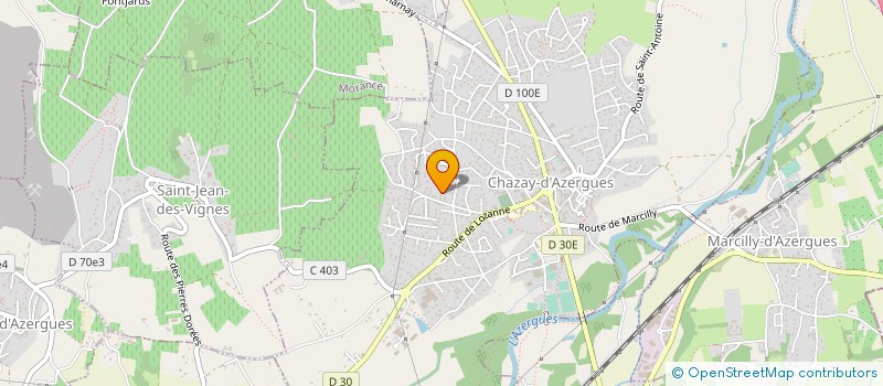 localisation de l'entreprise MONSIEUR LAURENT PONCHON à CHAZAY-D'AZERGUES