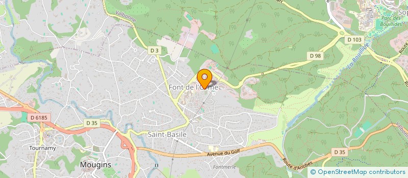 localisation de l'entreprise MONSIEUR LAURENT PONS à MOUGINS