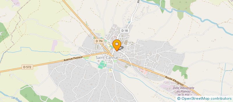 localisation de l'entreprise MONSIEUR LAURENT PONSAILLE  SAINT-CANNAT