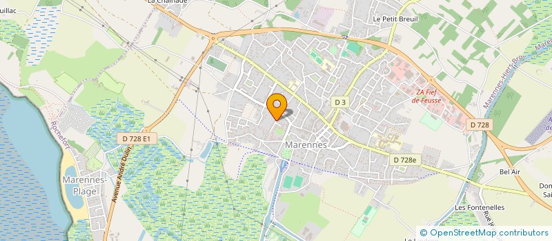 localisation de l'entreprise MONSIEUR LAURENT PONTAC à MARENNES-HIERS-BROUAGE