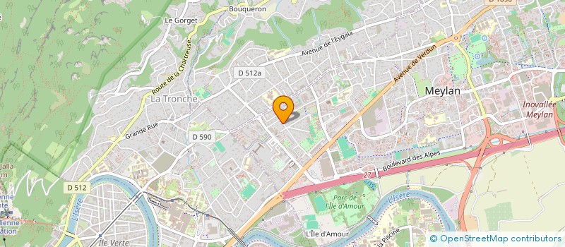 localisation de l'entreprise MONSIEUR LAURENT PONTHIEU à MEYLAN