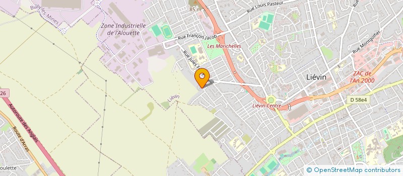 localisation de l'entreprise MONSIEUR LAURENT PONTIER  LIEVIN