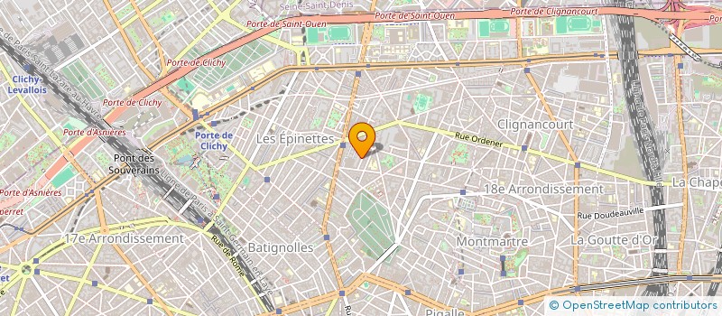 localisation de l'entreprise MONSIEUR LAURENT PORCHERET  PARIS