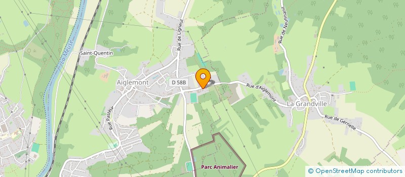 localisation de l'entreprise MONSIEUR LAURENT PORTIER  AIGLEMONT