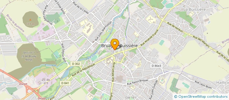 localisation de l'entreprise MONSIEUR LAURENT POSTAL à BRUAY-LA-BUISSIERE
