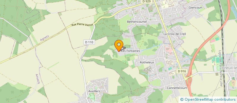 localisation de l'entreprise MONSIEUR LAURENT POTENTIER  BREUIL-LE-VERT