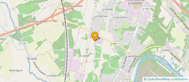 localisation de l'entreprise MONSIEUR LAURENT POTIER à FLEAC