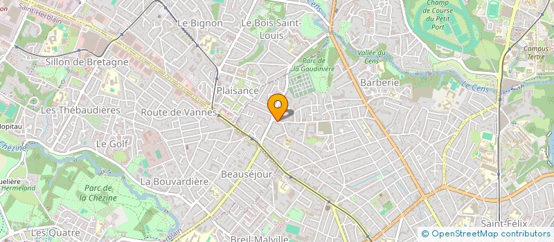 localisation de l'entreprise MONSIEUR LAURENT POTIER  NANTES