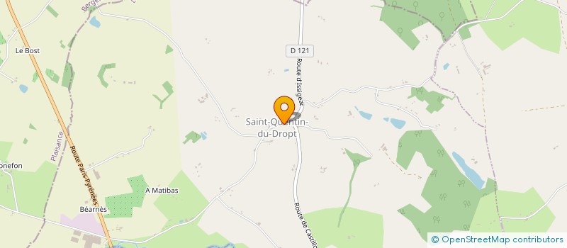 localisation de l'entreprise MONSIEUR LAURENT POUGET  SAINT-QUENTIN-DU-DROPT