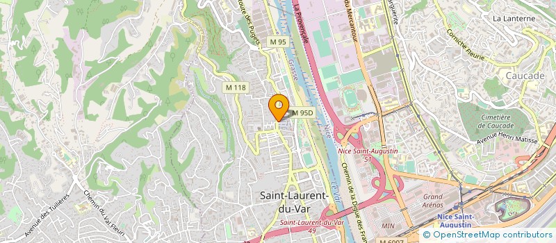 localisation de l'entreprise MONSIEUR LAURENT POULAT à SAINT-LAURENT-DU-VAR