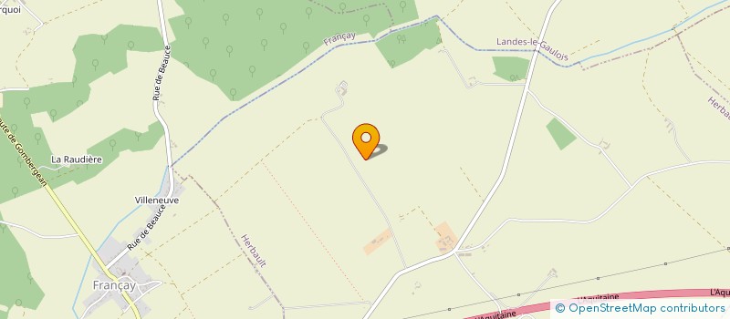 localisation de l'entreprise MONSIEUR LAURENT POULEAU  HERBAULT