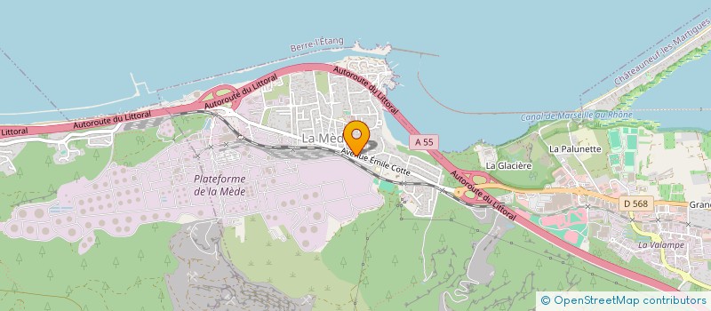 localisation de l'entreprise MONSIEUR LAURENT POULET  CHATEAUNEUF-LES-MARTIGUES