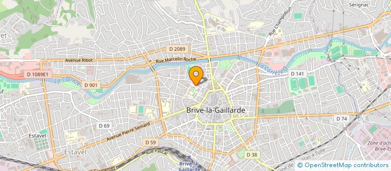 localisation de l'entreprise MONSIEUR LAURENT POULINGEAS  BRIVE-LA-GAILLARDE