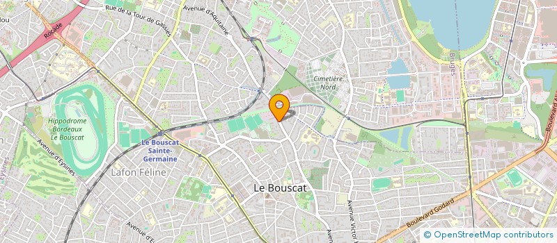 localisation de l'entreprise MONSIEUR LAURENT POURREAU  LE BOUSCAT