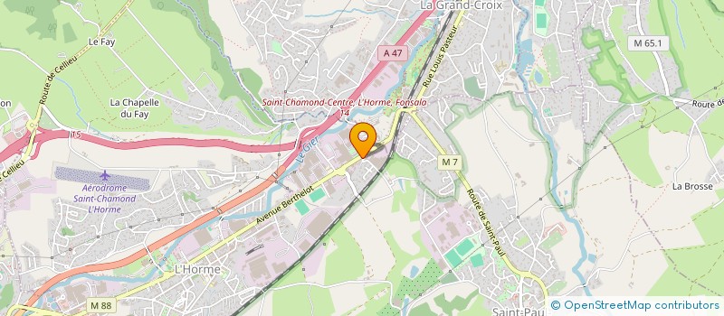 localisation de l'entreprise MONSIEUR LAURENT POUSSET  L'HORME