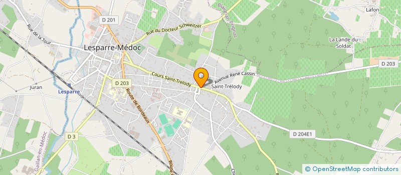 localisation de l'entreprise MONSIEUR LAURENT POUYTEAU  LESPARRE-MEDOC