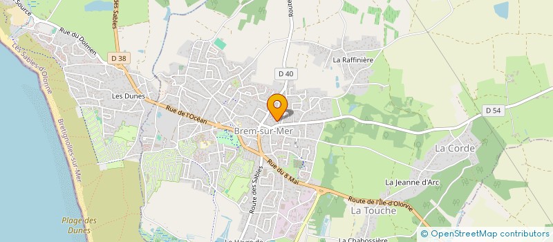 localisation de l'entreprise MONSIEUR LAURENT POUZIN à BREM-SUR-MER