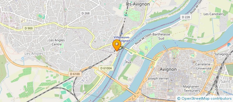 localisation de l'entreprise MONSIEUR LAURENT PRAT  VILLENEUVE-LES-AVIGNON