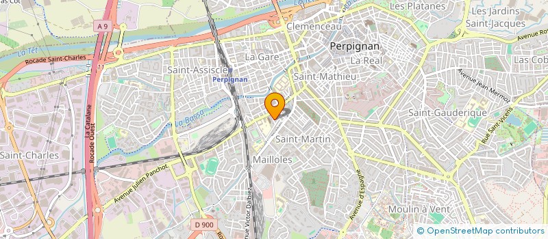 localisation de l'entreprise MONSIEUR LAURENT PRAT  PERPIGNAN