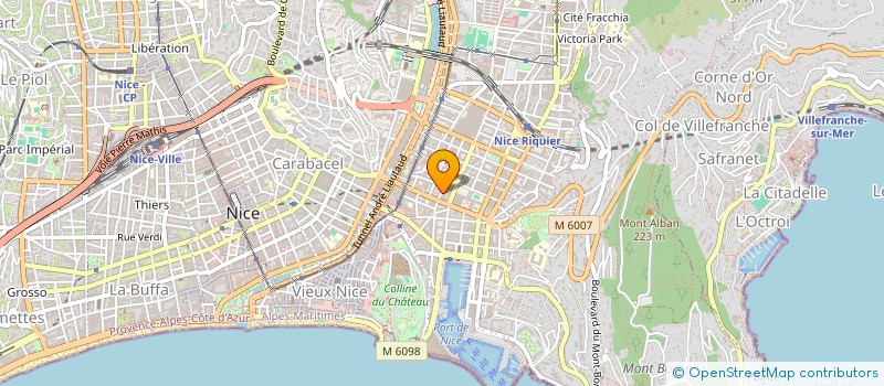 localisation de l'entreprise MONSIEUR LAURENT PRAVATA à NICE
