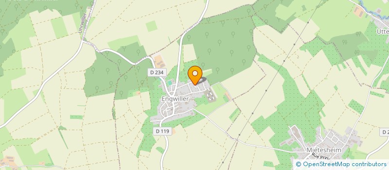 localisation de l'entreprise MONSIEUR LAURENT PREINESBERGER  ENGWILLER