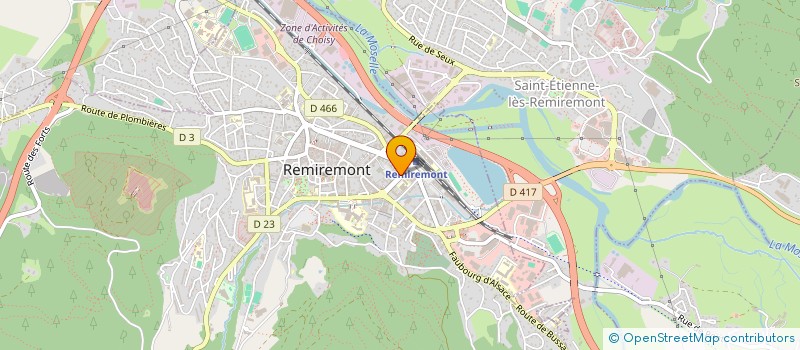 localisation de l'entreprise MONSIEUR LAURENT PRETOT  REMIREMONT