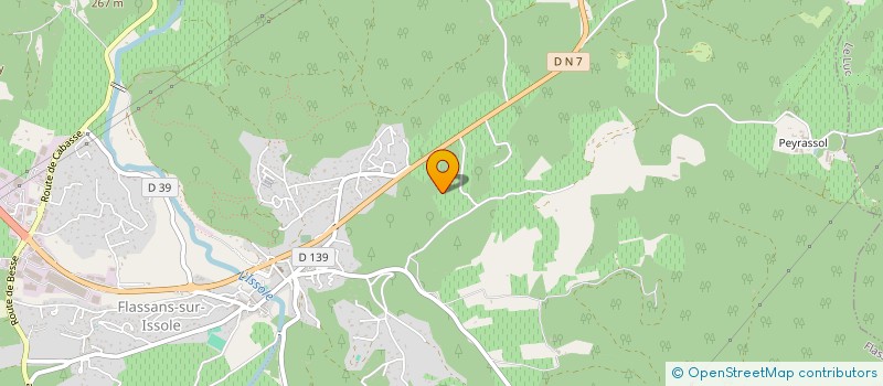 localisation de l'entreprise MONSIEUR LAURENT PRIE  LE LUC