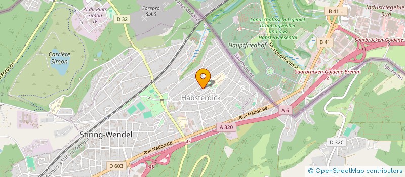 localisation de l'entreprise MONSIEUR LAURENT PRIME  STIRING-WENDEL