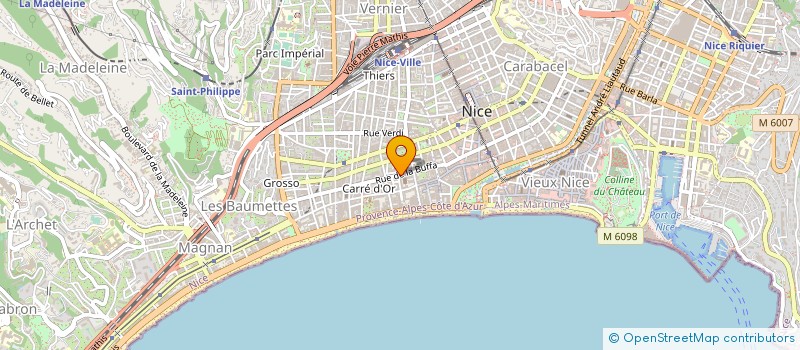 localisation de l'entreprise MONSIEUR LAURENT PRIOUX à NICE