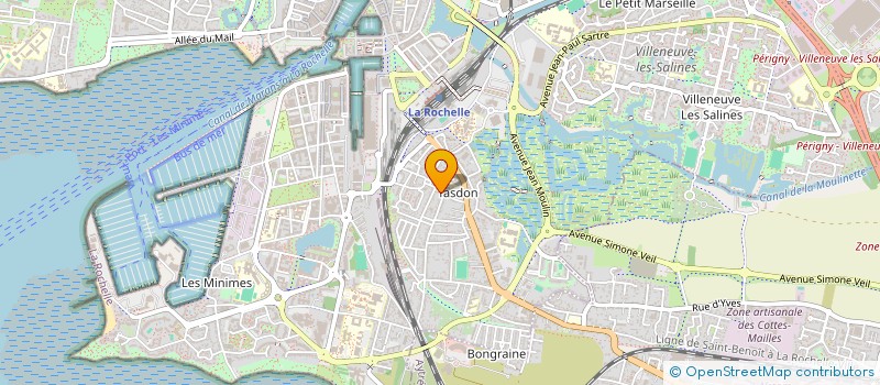 localisation de l'entreprise MONSIEUR LAURENT PRIVAT  LA ROCHELLE