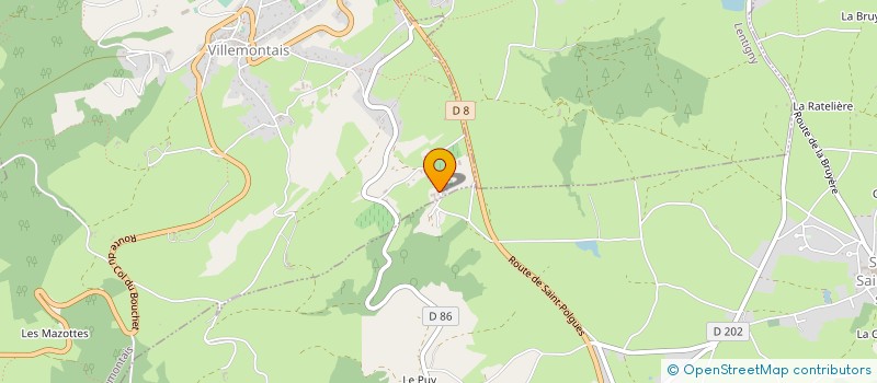 localisation de l'entreprise MONSIEUR LAURENT PROST  SAINT-JEAN-SAINT-MAURICE-SUR-LOIRE