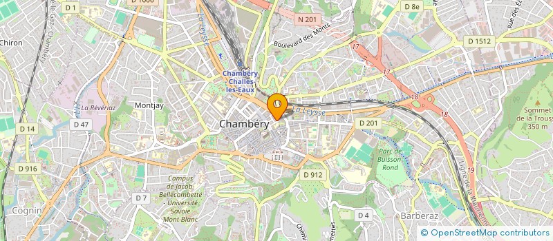 localisation de l'entreprise MONSIEUR LAURENT PROTET  CHAMBERY