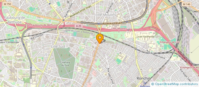 localisation de l'entreprise MONSIEUR LAURENT PROUST à LILLE