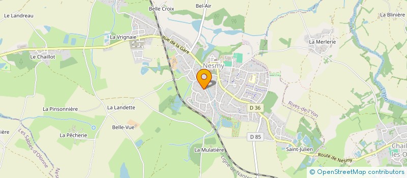 localisation de l'entreprise MONSIEUR LAURENT PROUTEAU  NESMY