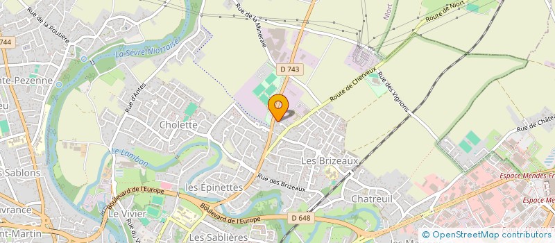 localisation de l'entreprise MONSIEUR LAURENT PROUX à NIORT