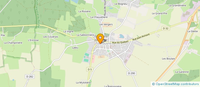 localisation de l'entreprise MONSIEUR LAURENT PROVOST à TOUROUVRE AU PERCHE