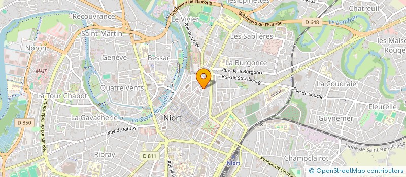localisation de l'entreprise MONSIEUR LAURENT PROVOST à NIORT