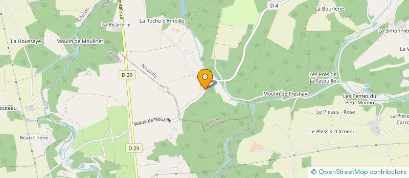 localisation de l'entreprise MONSIEUR LAURENT PROVOT  NOUZILLY