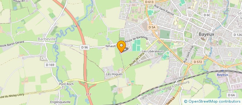 localisation de l'entreprise MONSIEUR LAURENT PRUD'HOMME  BAYEUX